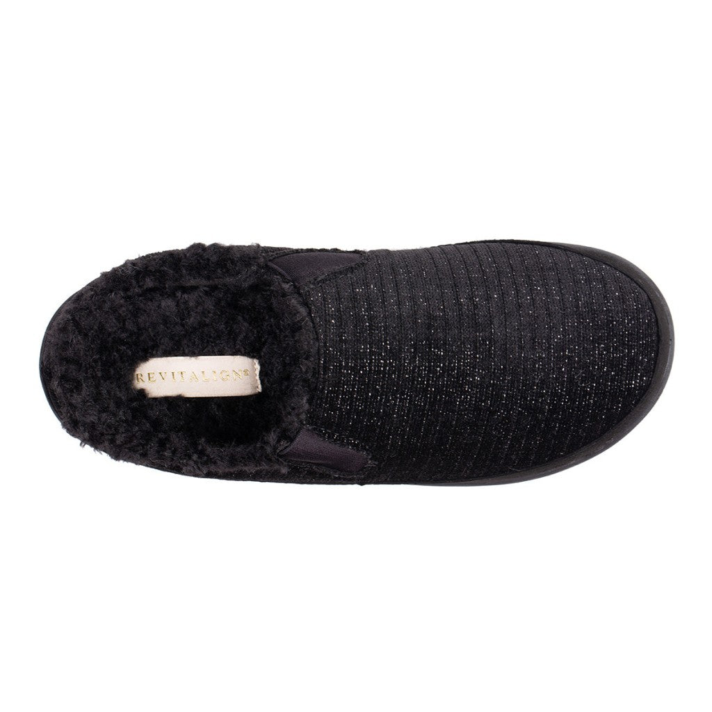 Revitalign Apres Orthotic Comfort Women's Slippers - Black - Product View - 7