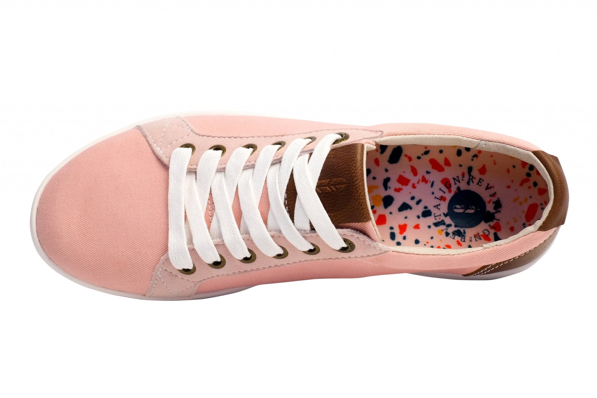 Revitalign Avalon Canvas Women's Shoes - Pink - Product View - 6