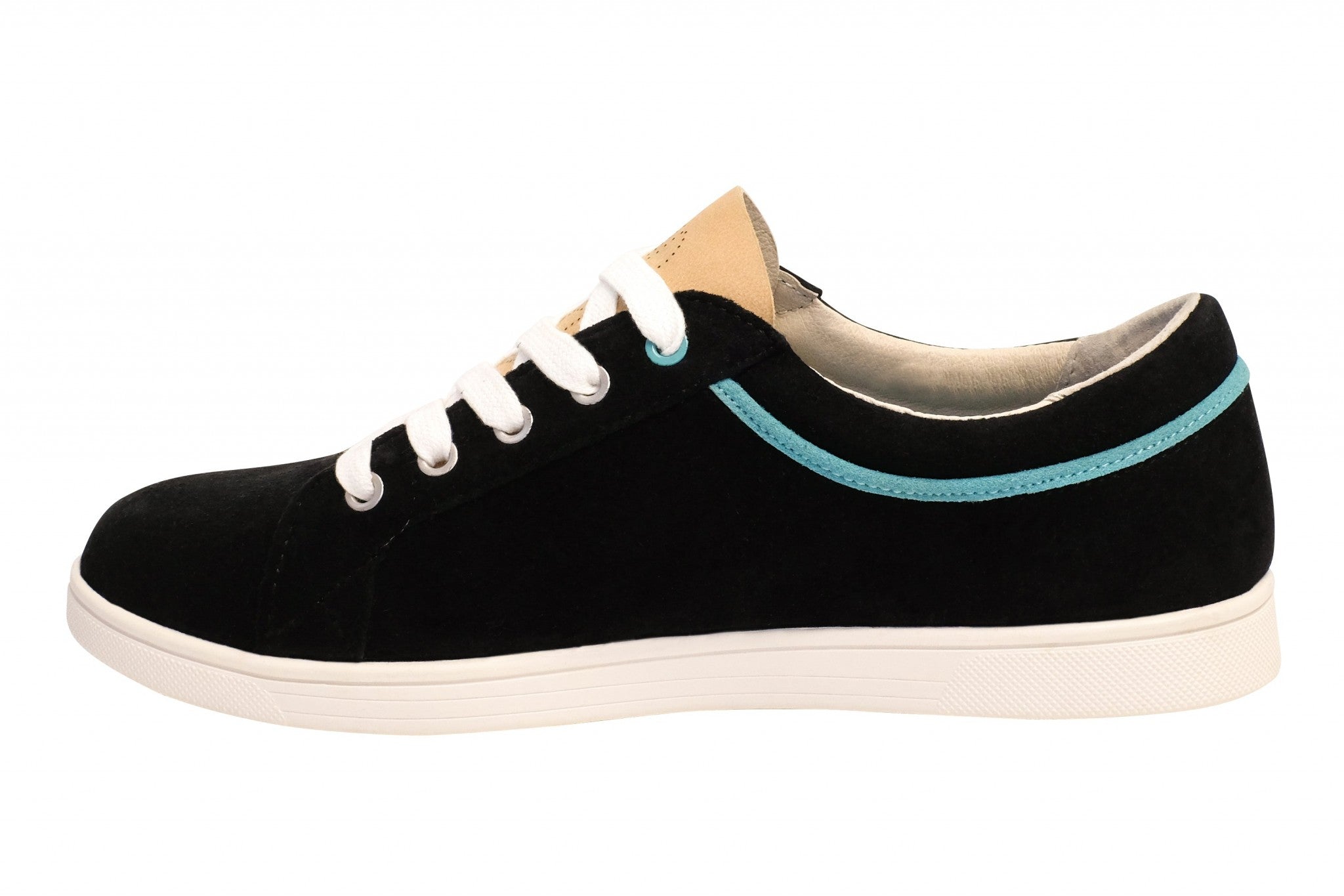 Revitalign Avalon Suede Supportive Orthotic Women's Shoes - Black - Product View - 3