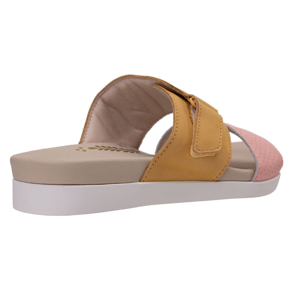 Revitalign Baja Slide Supportive Orthotic Comfort Women's Sandals - Lemonade - Product View - 4