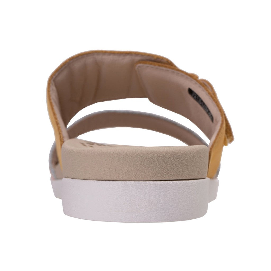 Revitalign Baja Slide Supportive Orthotic Comfort Women's Sandals - Lemonade - Product View - 5