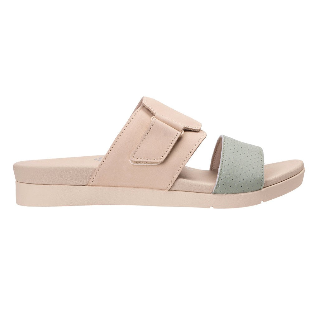 Revitalign Baja Slide Supportive Orthotic Comfort Women's Sandals in Sand Shell