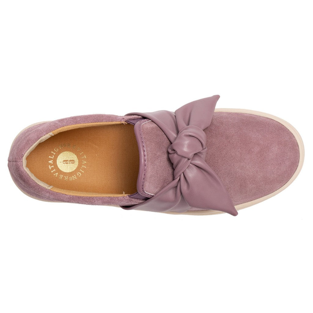 Revitalign Barbados Bow Orthotic Comfort Women's Shoes - Elderberry - Product View - 7