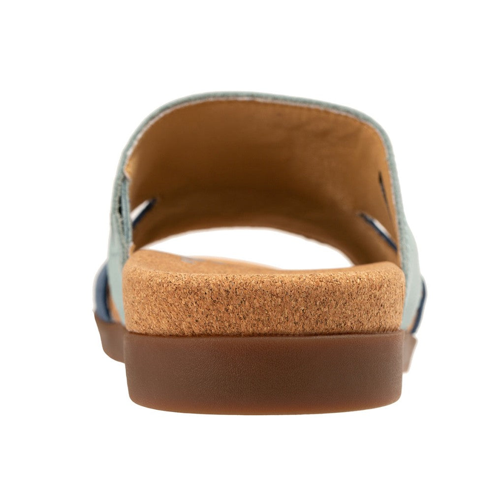 Revitalign Basque Slide Supportive Comfort Women's Sandals - Blue - Product View - 5