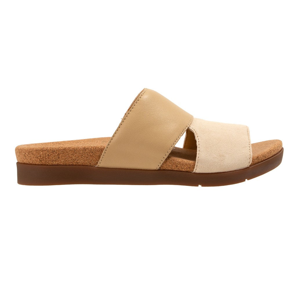 Revitalign Basque Slide Supportive Comfort Women's Sandals in Tan