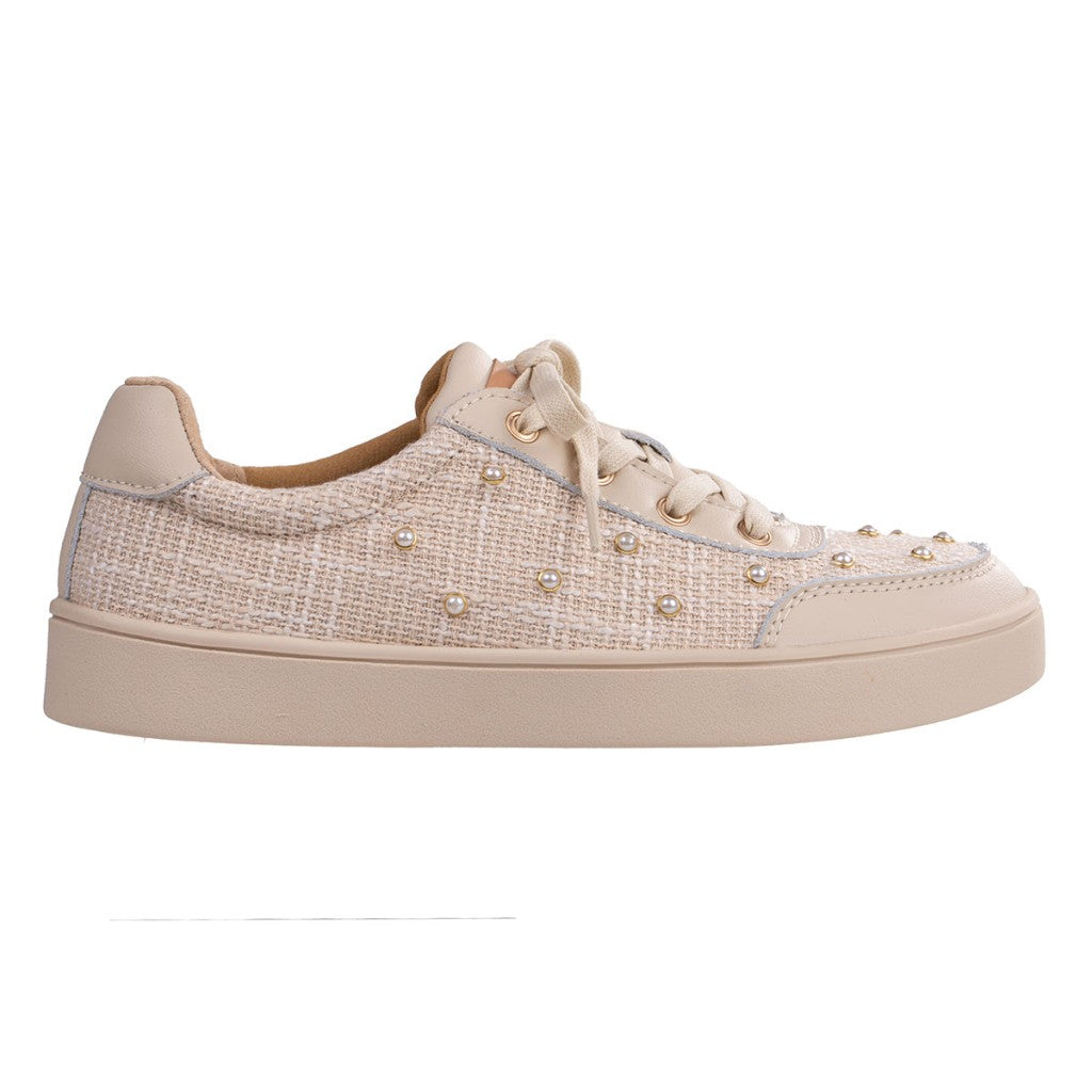 Revitalign Belmont Pearl Sneaker - Sand - Product View - 1