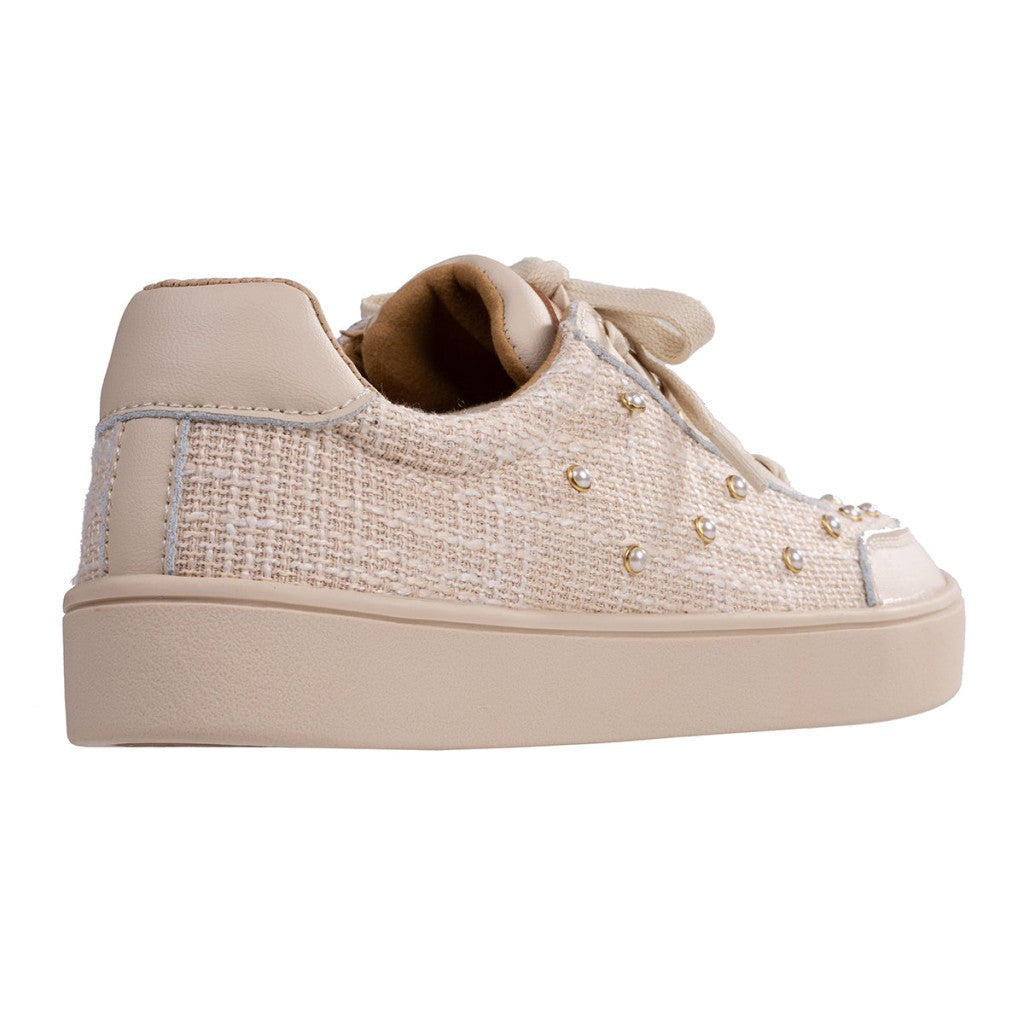 Revitalign Belmont Pearl Sneaker - Sand - Product View - 4
