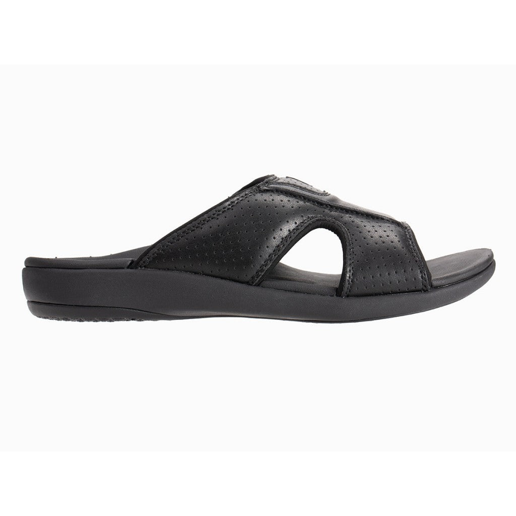 Revitalign Benton Slide Orthotic Comfort Men's Sandals - Black - Product View - 1