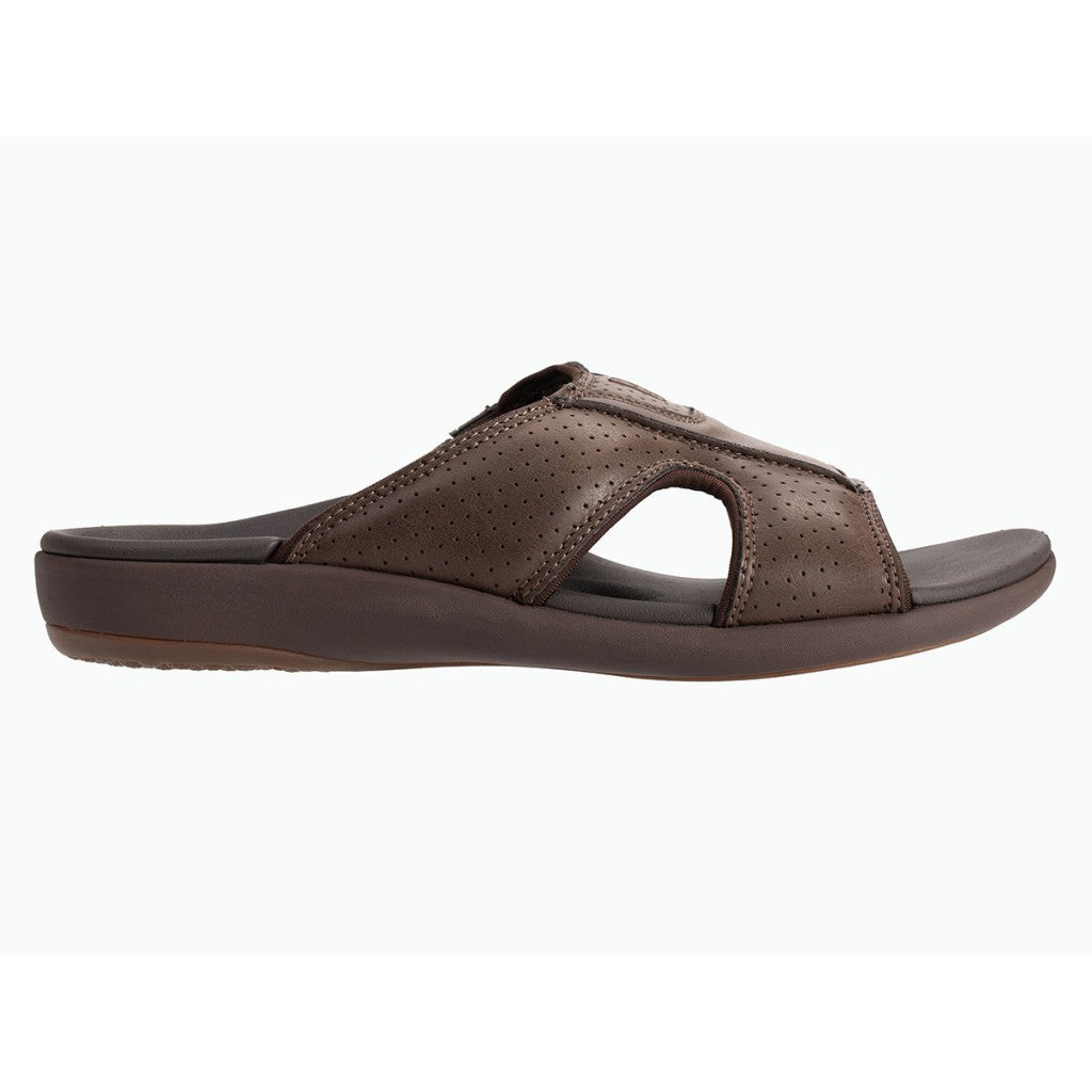 Revitalign Benton Slide Orthotic Comfort Men's Sandals in Brown