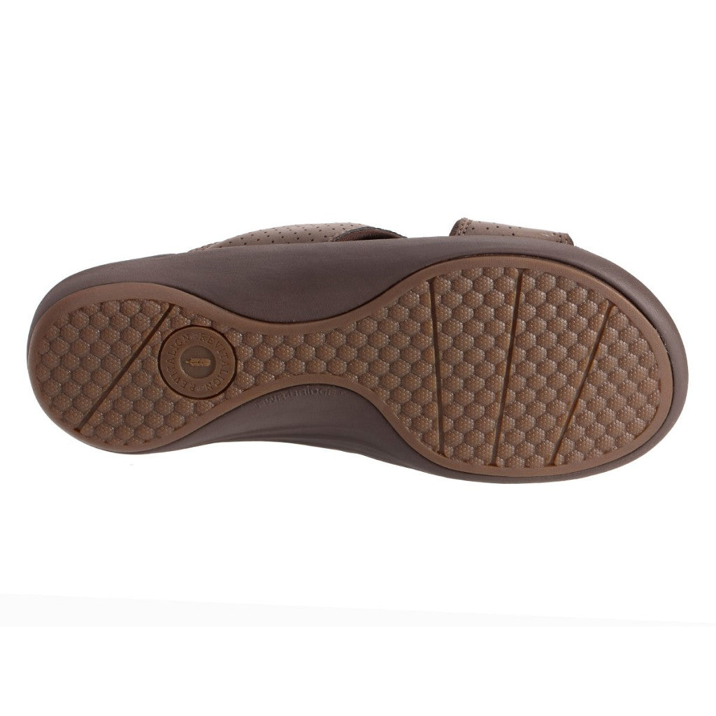 Revitalign Benton Slide Orthotic Comfort Men's Sandals - Brown - Product View - 6