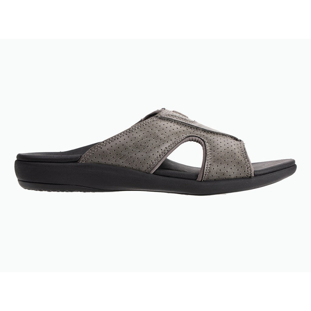 Revitalign Benton Slide Orthotic Comfort Men's Sandals in Charcoal