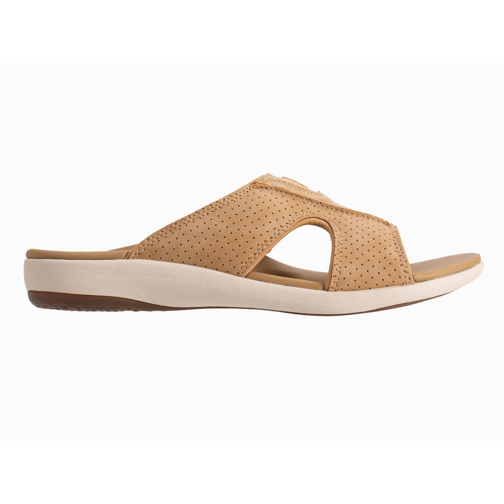 Revitalign Benton Slide Orthotic Comfort Men's Sandals in Tan