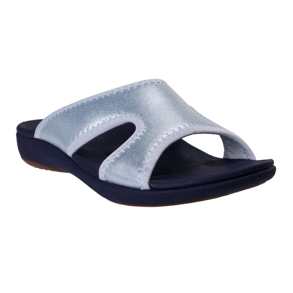 Revitalign Brook Metallic Slide Supportive Women's Sandals