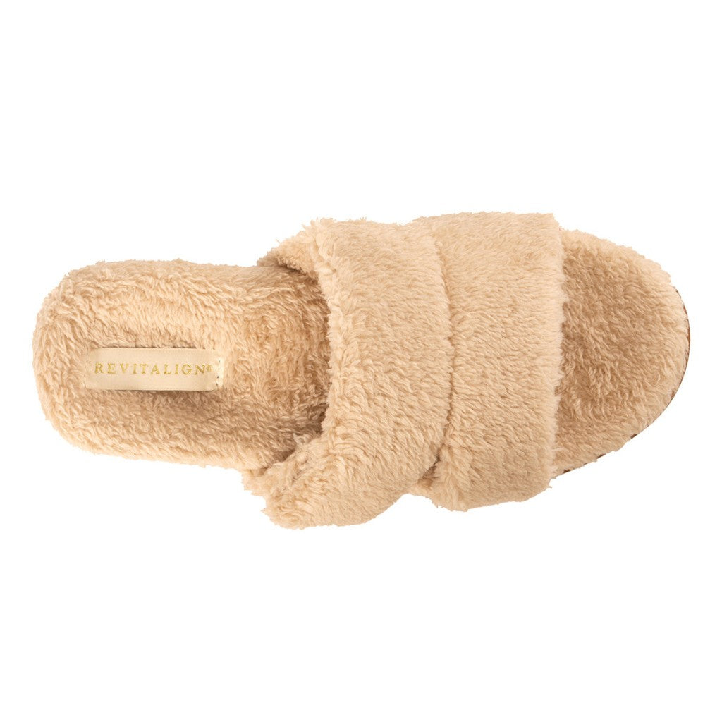 Revitalign Callie Supportive Comfort Women's Slippers - Oatmeal - Product View - 7