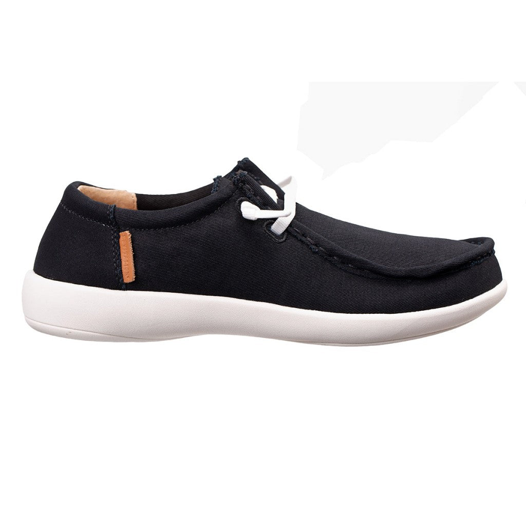 Revitalign Carefree Canvas Cushioned Orthotic Women's Shoes - Black - Product View - 1