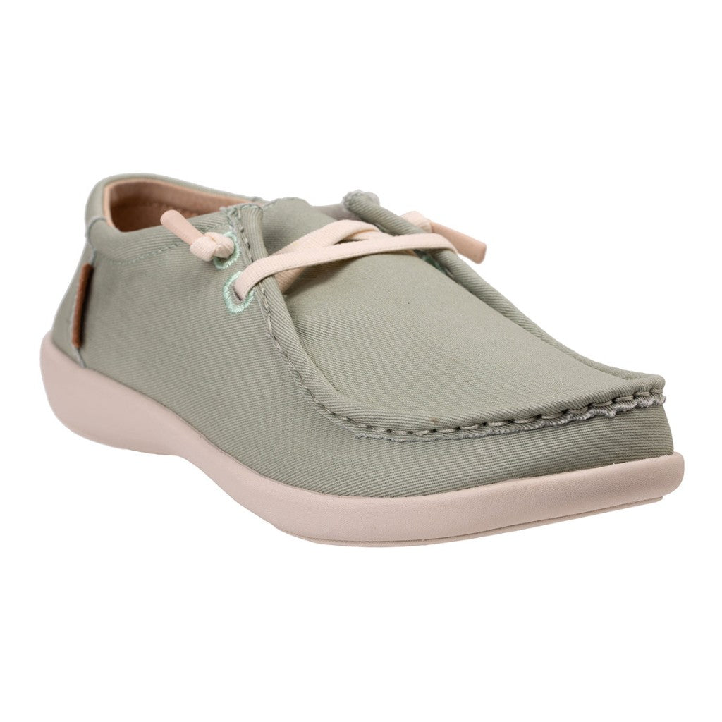 Revitalign Carefree Canvas Cushioned Orthotic Women's Shoes - Desert Sage - Product View - 2