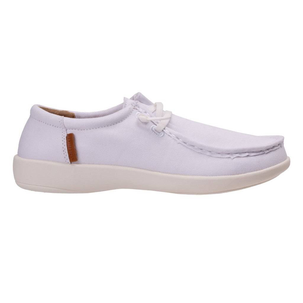 Revitalign Carefree Canvas Cushioned Orthotic Women's Shoes - White - Product View - 1