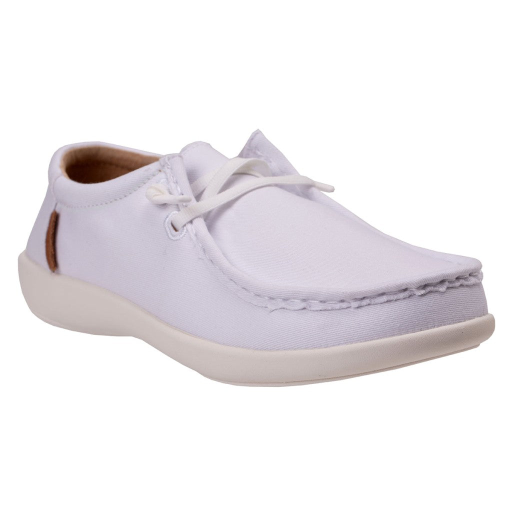 Revitalign Carefree Canvas Cushioned Orthotic Women's Shoes - White - Product View - 2