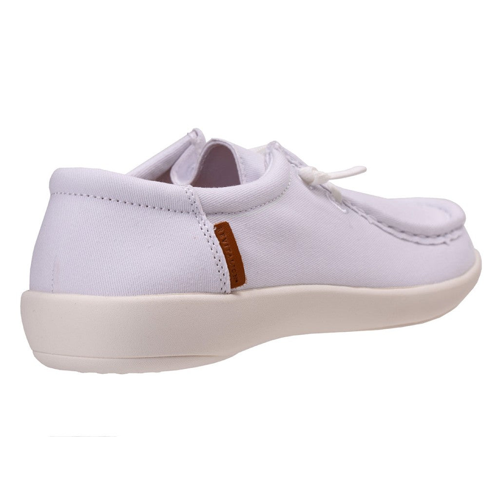Revitalign Carefree Canvas Cushioned Orthotic Women's Shoes - White - Product View - 4