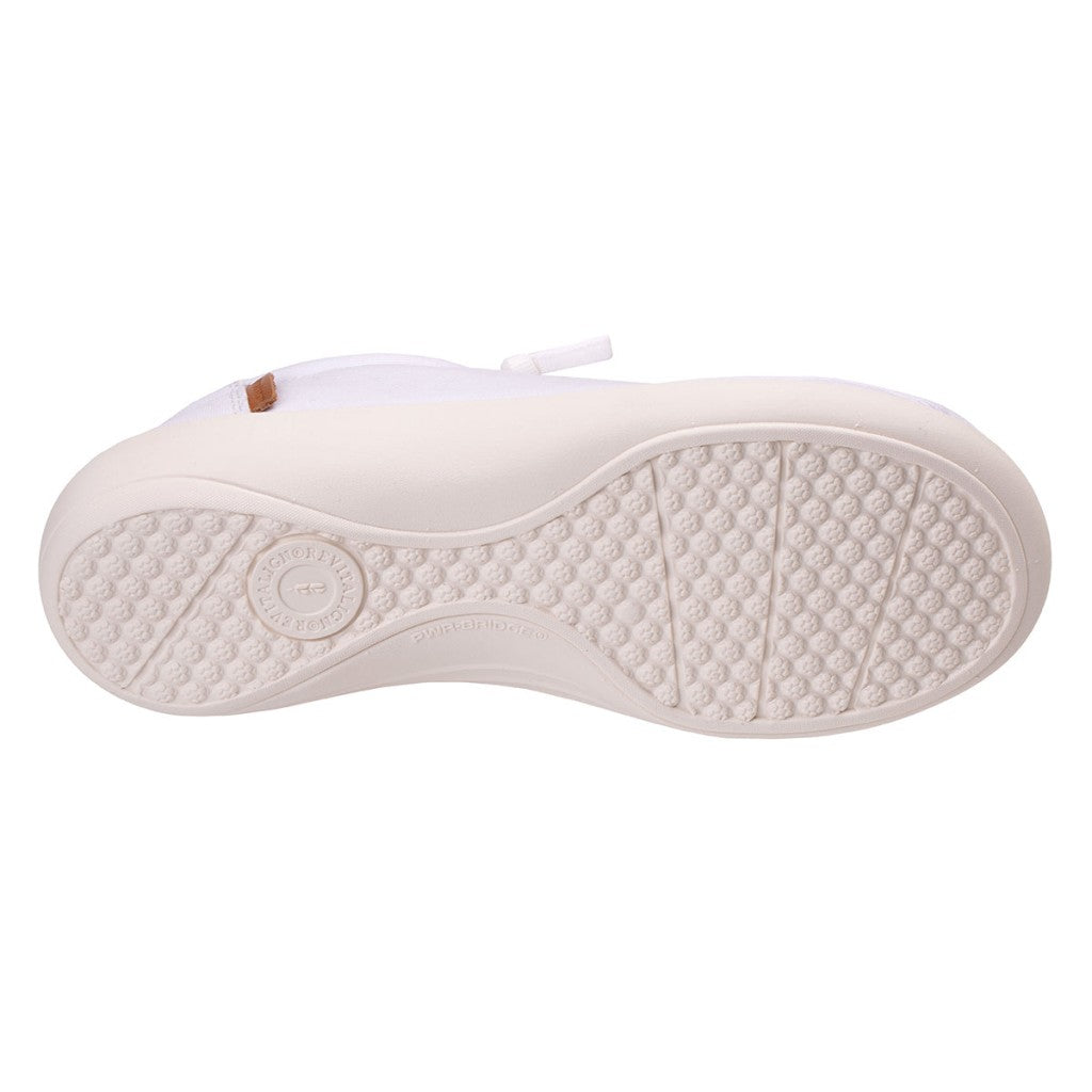 Revitalign Carefree Canvas Cushioned Orthotic Women's Shoes - White - Product View - 6