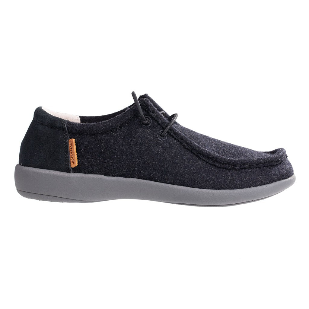 Revitalign Carefree Cozy Women's Slip-On Shoes with Orthotic Support - Black - Product View - 1
