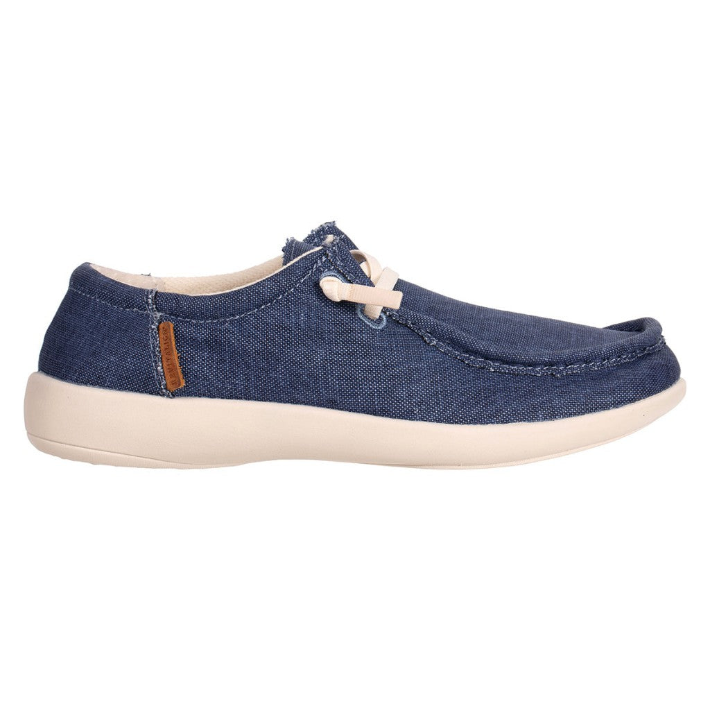 Revitalign Carefree Denim Orthotic Slip-On Women's Shoes - Dark Denim - Product View - 1