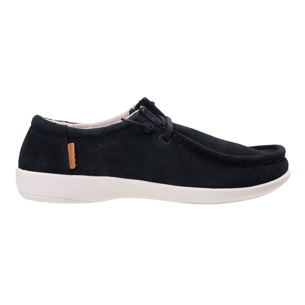 Revitalign Carefree Suede Supportive Men's Shoes - Black - Product View - 1