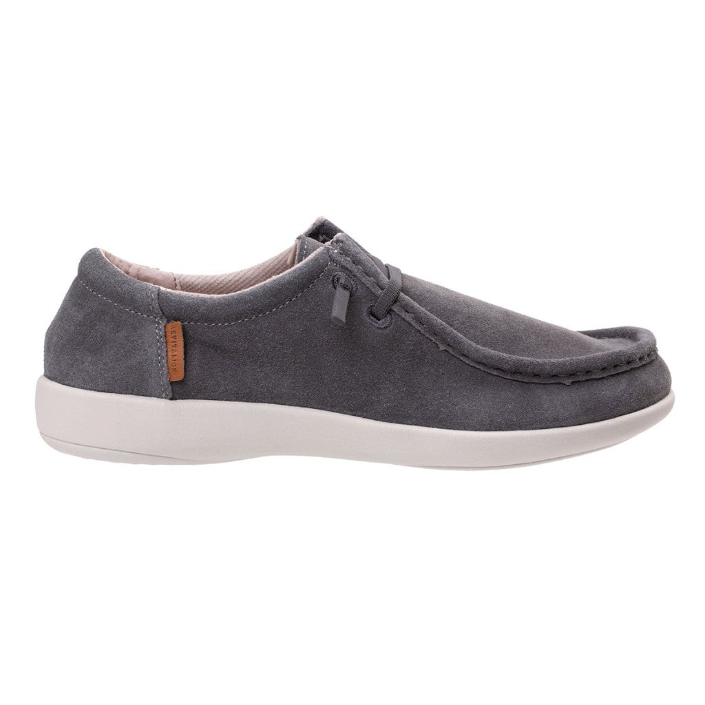 Revitalign Carefree Suede Supportive Men's Shoes - Grey - Product View - 1
