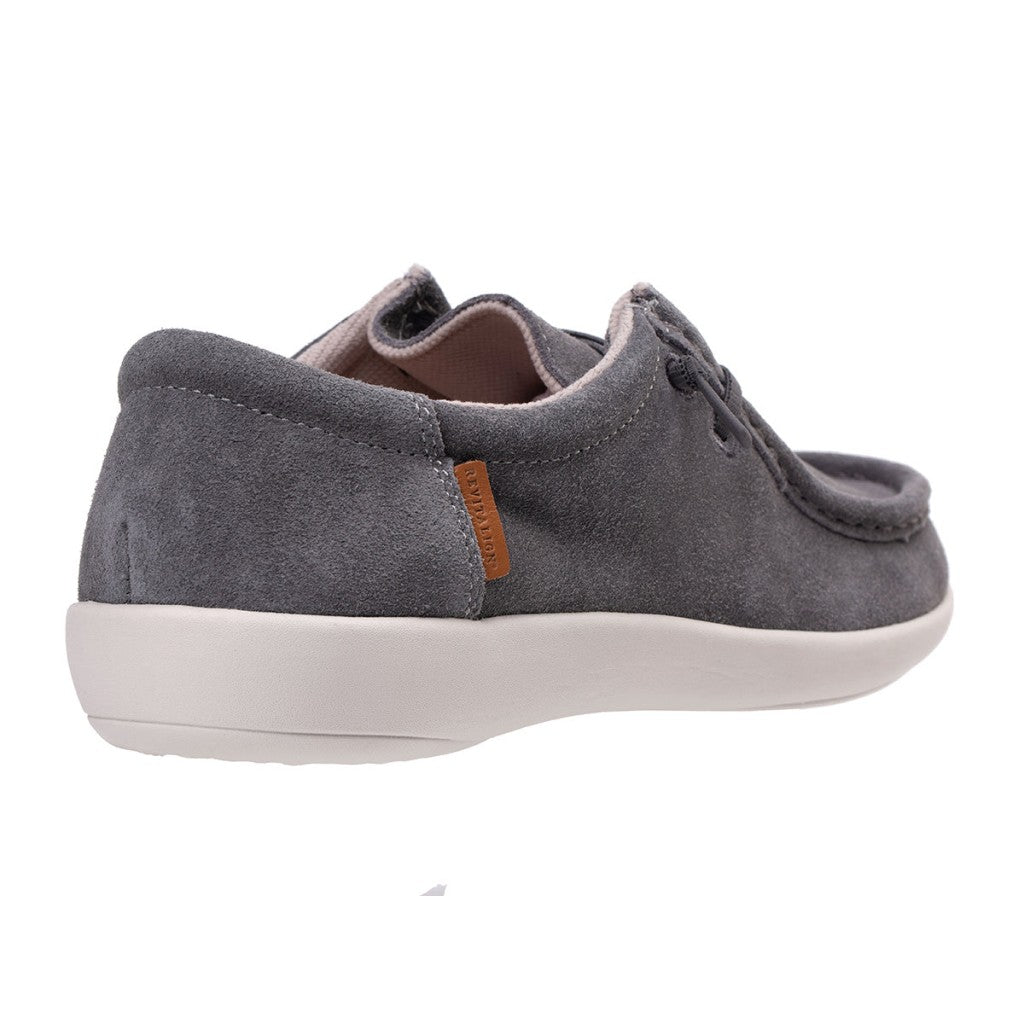 Revitalign Carefree Suede Supportive Men's Shoes - Grey - Product View - 4