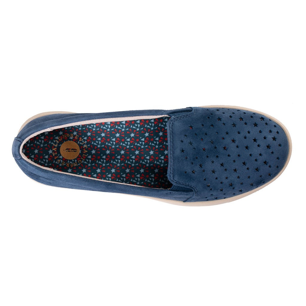 Revitalign Carolina Stars Supportive Comfort Women's Shoes - Marine Blue - Product View - 7