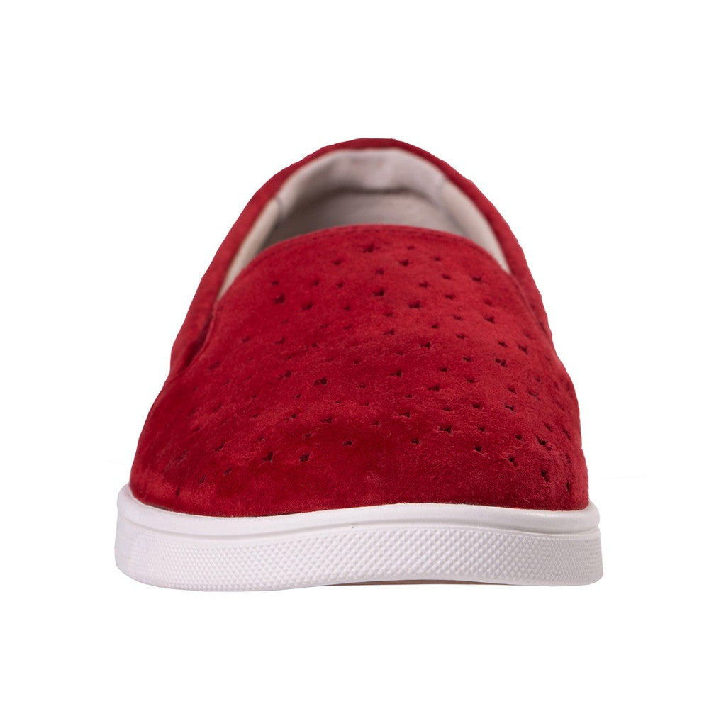 Revitalign Carolina Stars Supportive Comfort Women's Shoes - Samba Red - Product View - 3