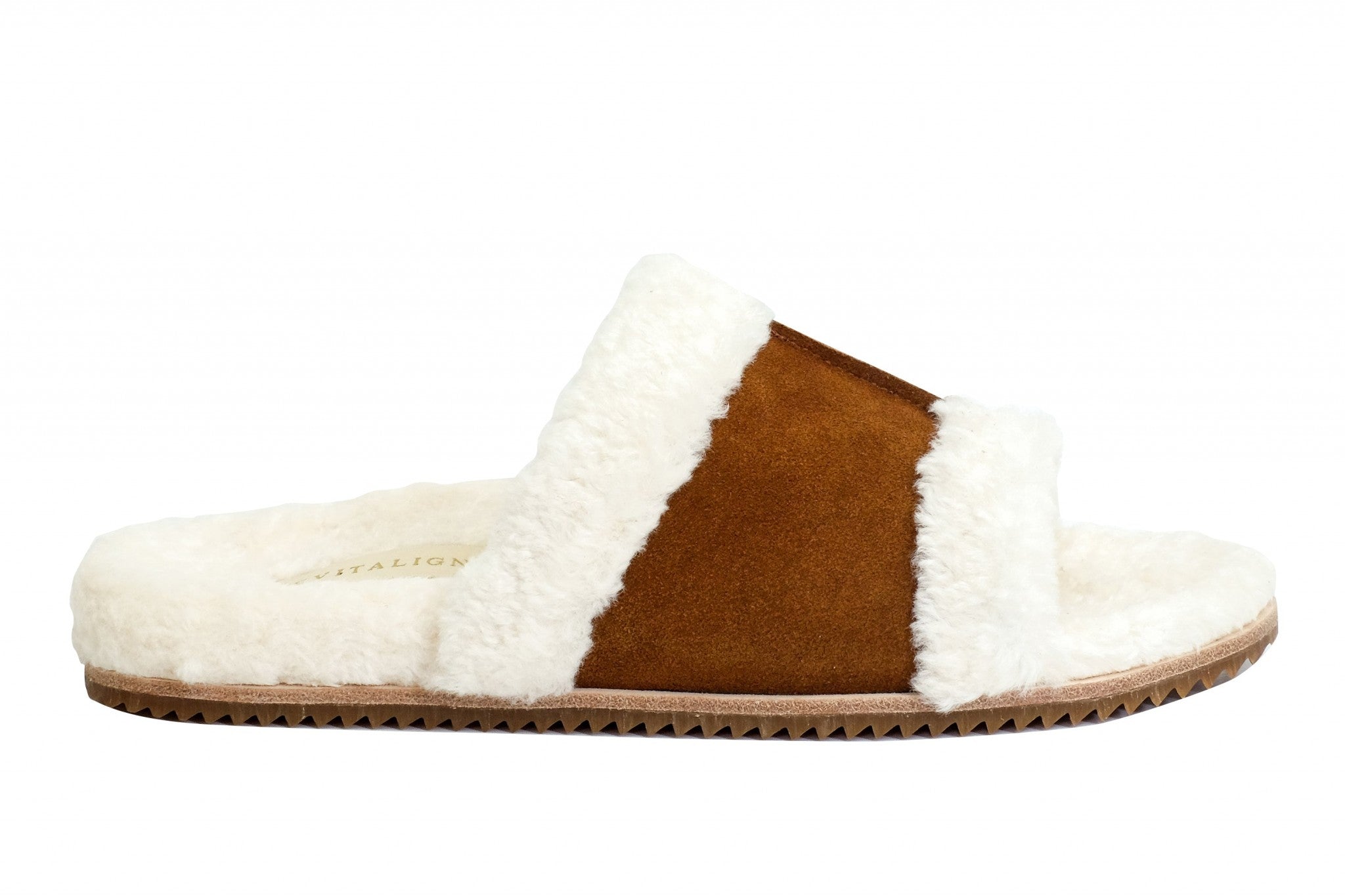 Revitalign Clara Orthotic Comfort Women's Slippers - Saddle - Product View - 1
