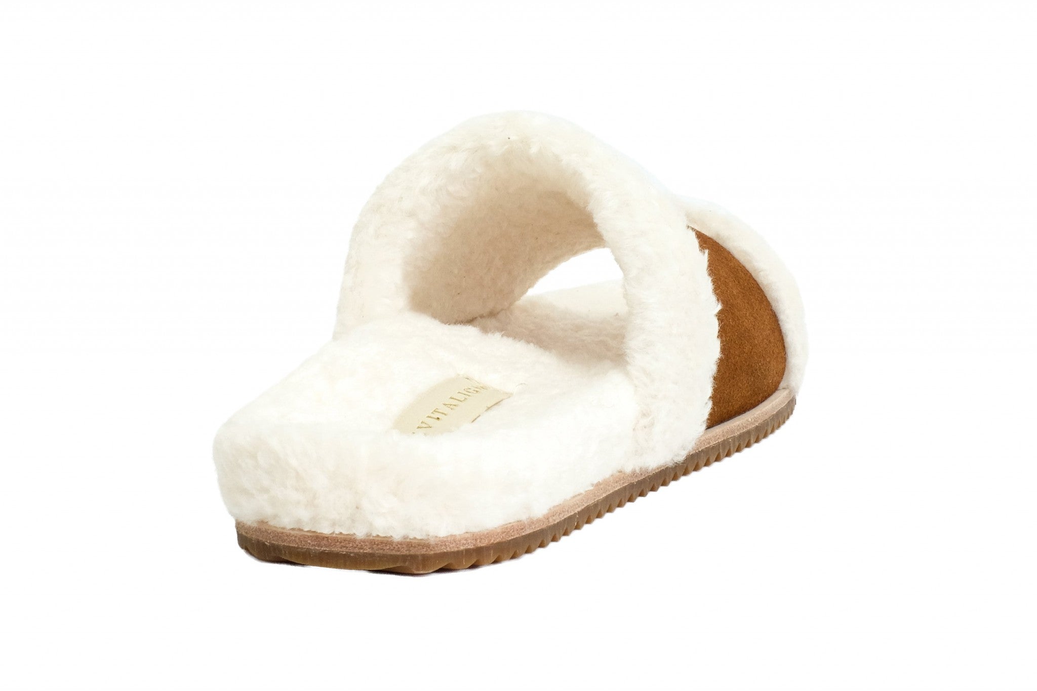 Revitalign Clara Orthotic Comfort Women's Slippers - Saddle - Product View - 3
