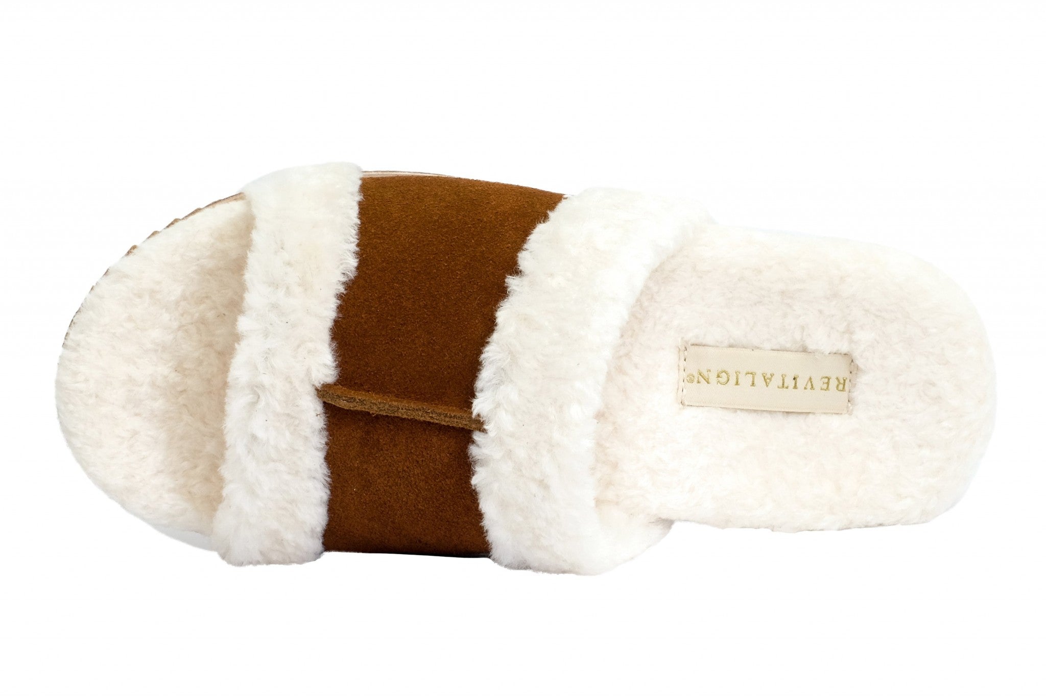 Revitalign Clara Orthotic Comfort Women's Slippers - Saddle - Product View - 6