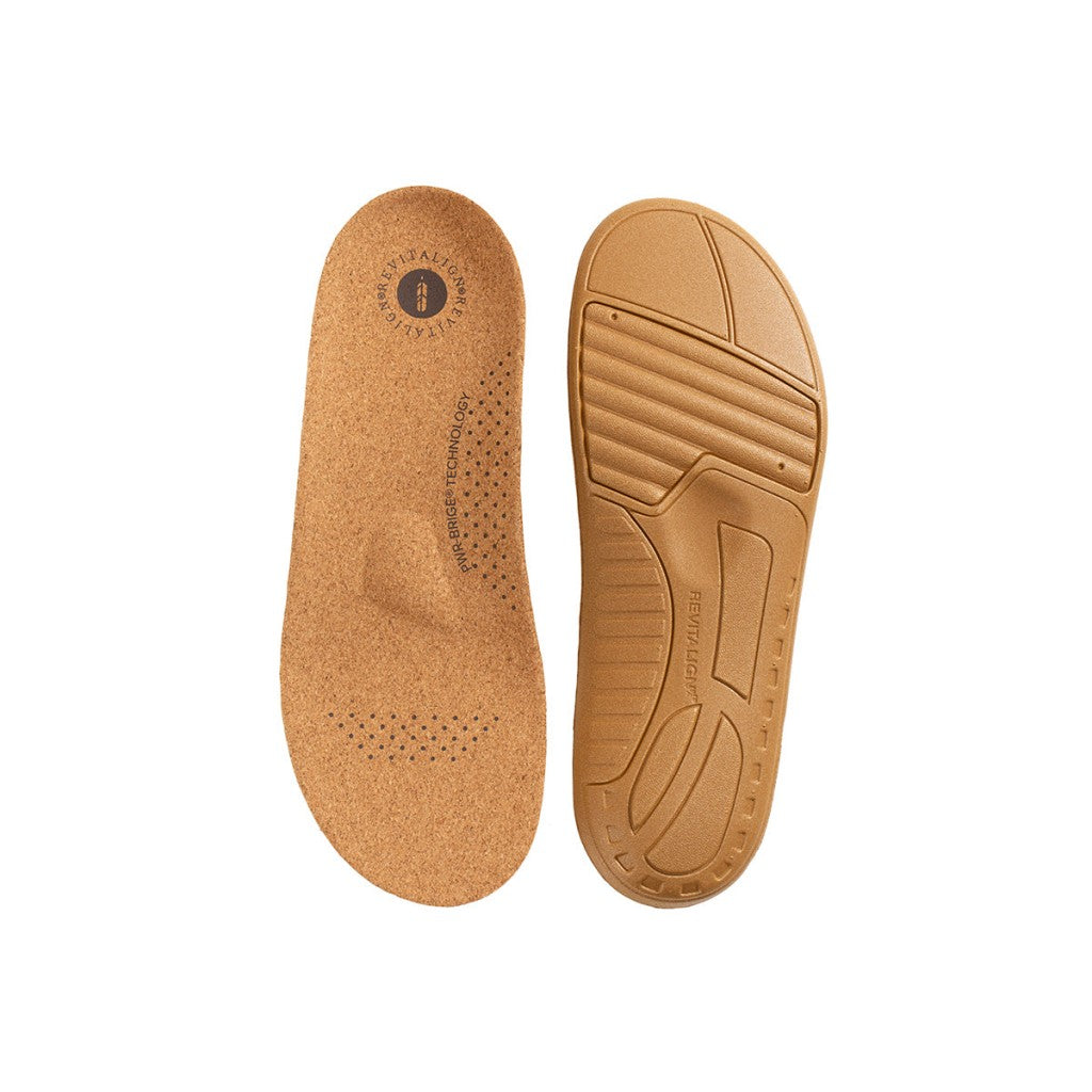 Revitalign Classic Fit Cork Replacement Women's Insoles - One Color - Product View - 5