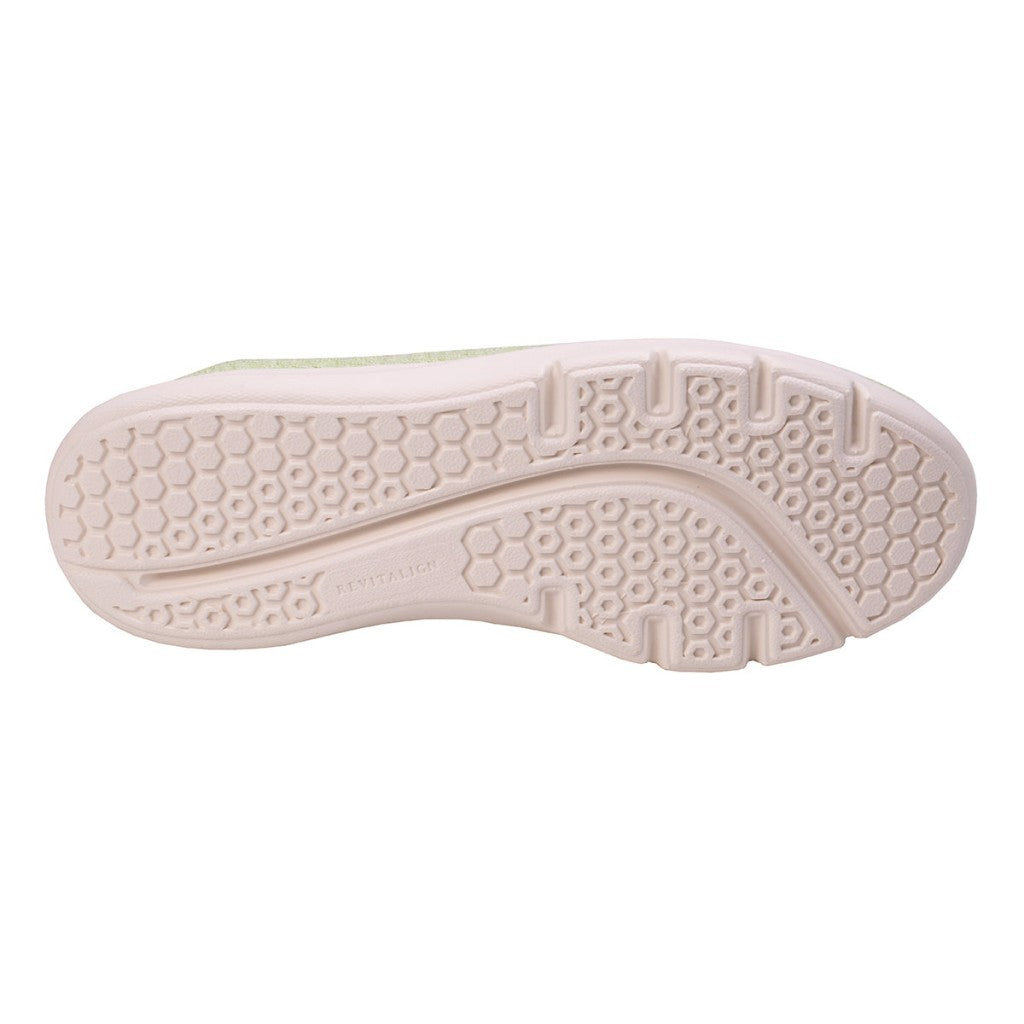 Revitalign Comfort Stretch Damask Supportive Women's Shoes - Aloe - Product View - 6