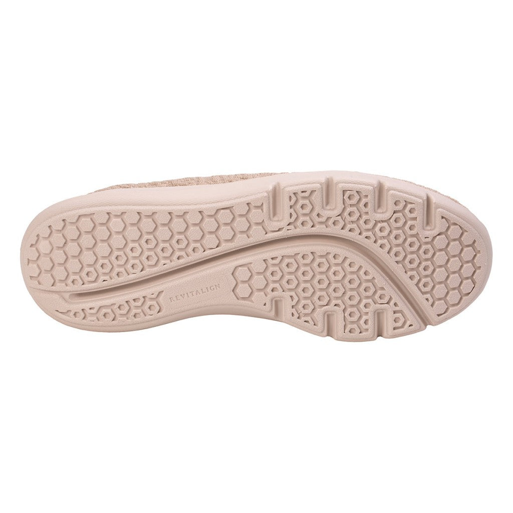 Revitalign Comfort Stretch Damask Supportive Women's Shoes - Sesame - Product View - 6