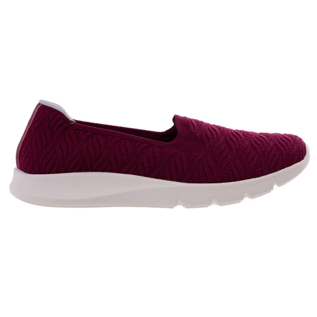Revitalign Comfort Stretch Wave Supportive Slip-On Women's Shoes - Red Plum - Product View - 1