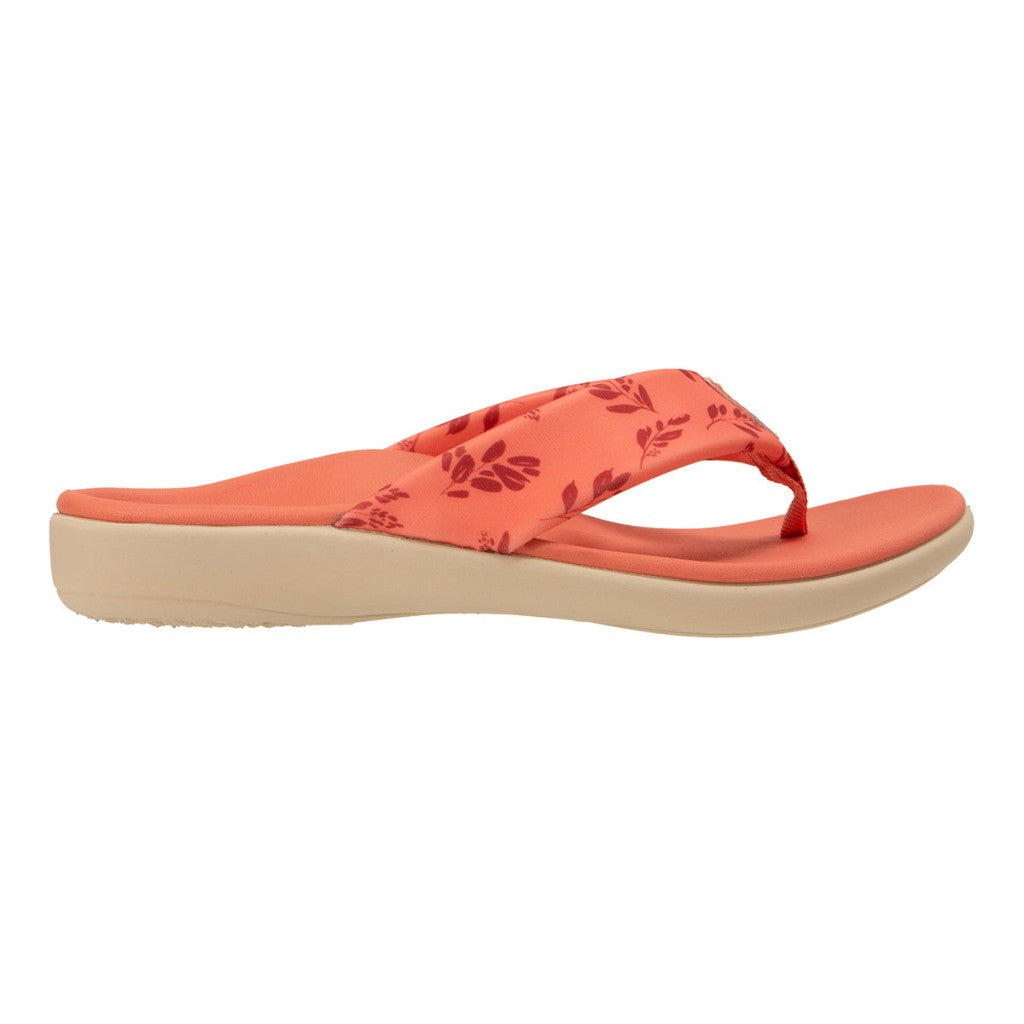 Revitalign Dahlia Botanical Full Contact Support Women's Sandals - Crabapple - Product View - 1