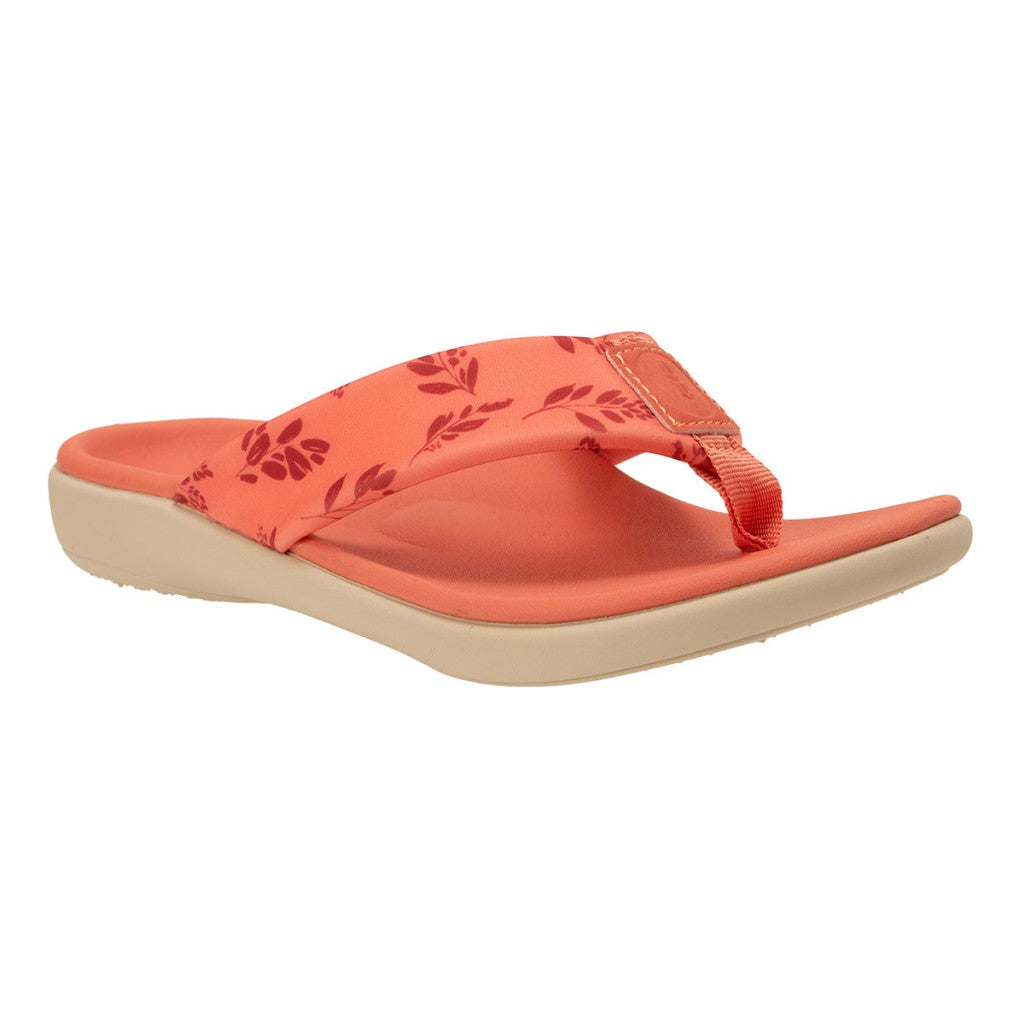 Revitalign Dahlia Botanical Full Contact Support Women's Sandals in Crabapple