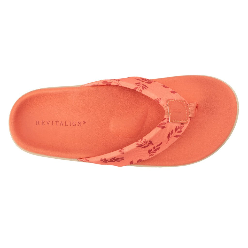 Revitalign Dahlia Botanical Full Contact Support Women's Sandals - Crabapple - Product View - 7