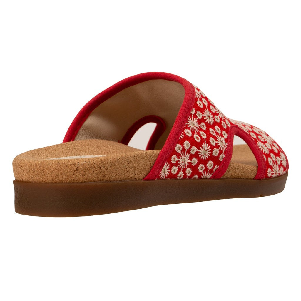 Revitalign Daisy Slide Supportive Comfort Women's Sandals - Baked Apple - Product View - 4
