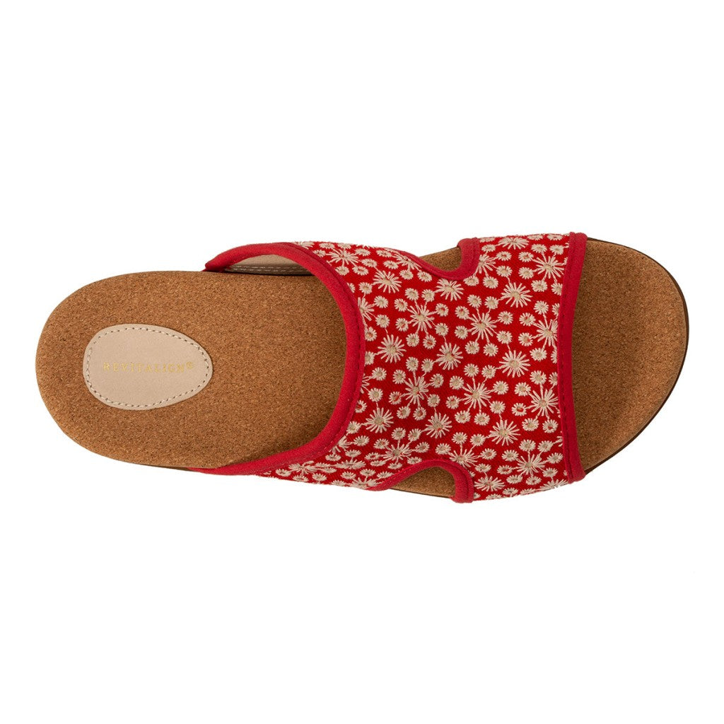 Revitalign Daisy Slide Supportive Comfort Women's Sandals - Baked Apple - Product View - 7