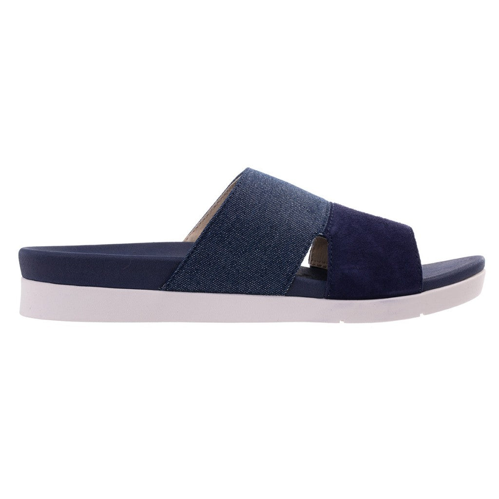 Revitalign Dawn Shimmer Orthotic Comfort Women's Sandals in Peacoat