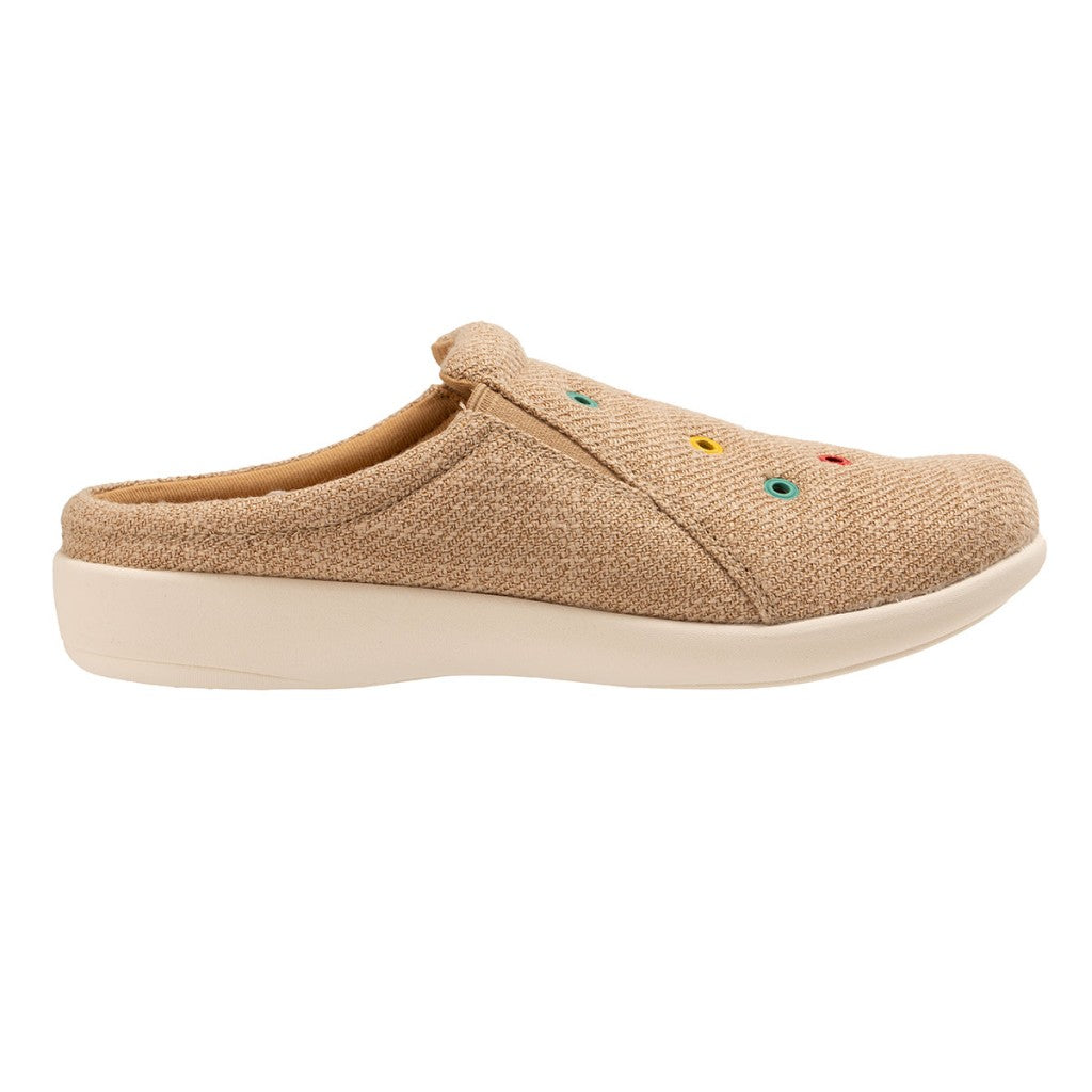 Revitalign Destin Slide Women's Shoes - Linen - Product View - 1