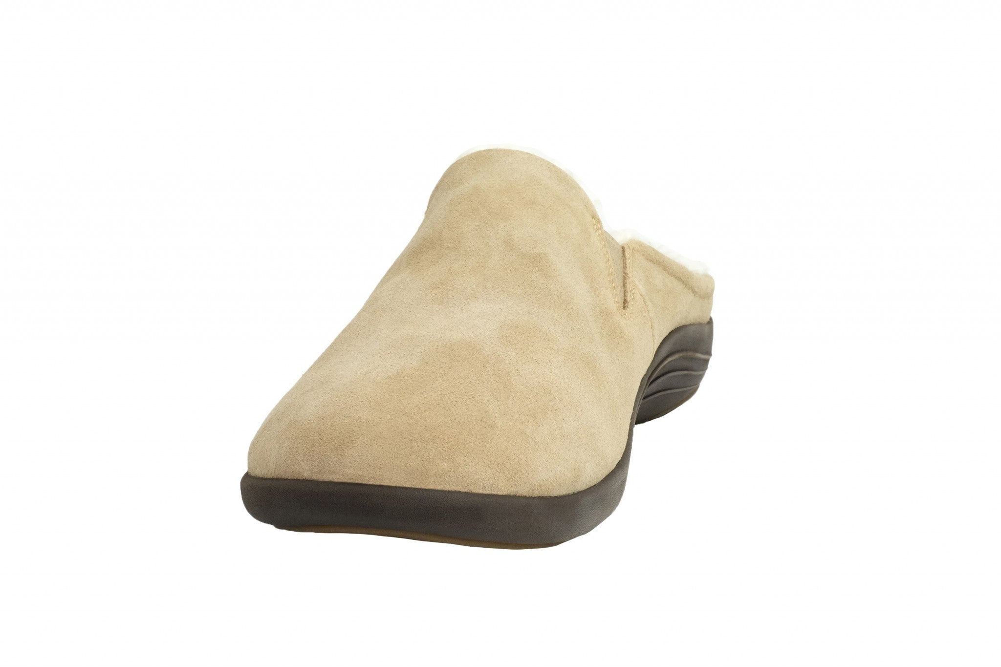Revitalign Dundee Suede Men's Slippers - Tan - Product View - 3
