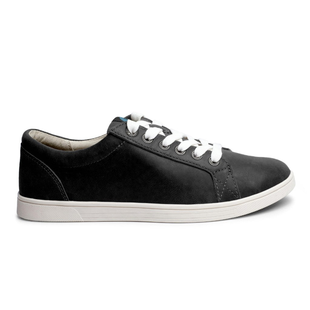 Revitalign Empire Leather Sneaker with Full Contact Comfort Women's Shoes - Black - Product View - 1