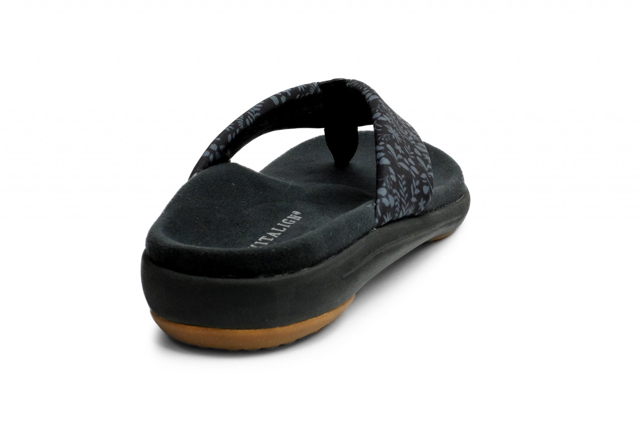 Revitalign Euphoria Orthotic Comfort Support Women's Sandals - Black - Product View - 3