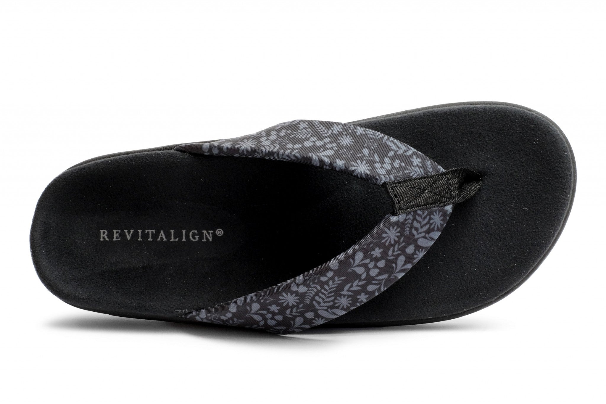 Revitalign Euphoria Orthotic Comfort Support Women's Sandals - Black - Product View - 6