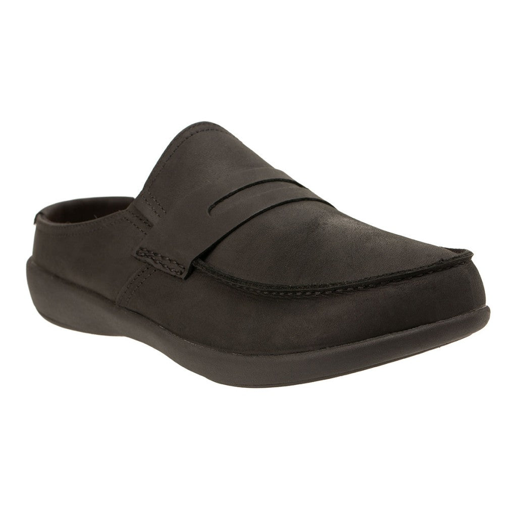 Revitalign Fresco Slide Supportive Men's Shoes - Black - Product View - 2